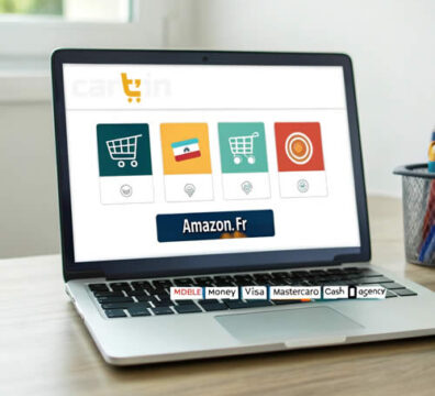 Options paiement pour achat Amazon.fr via Cart'In
