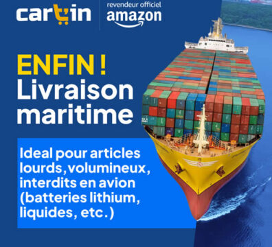 Livraison Amazon La Réunion, voie maritime